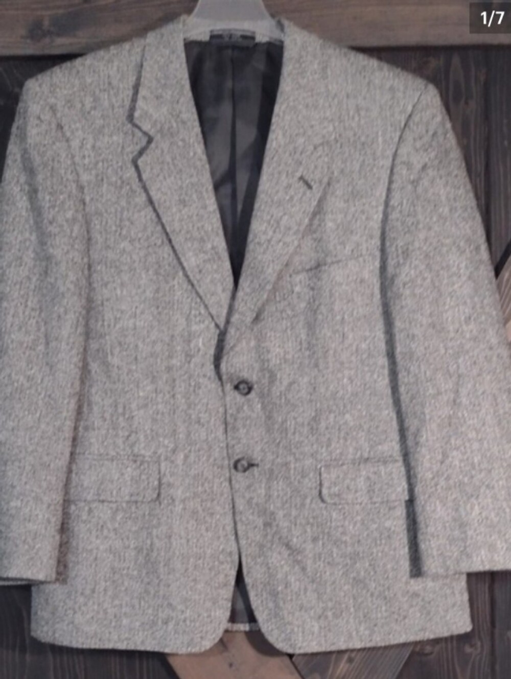 Burt Pulitzer 100% Silk Sports Coat Old Money Vintage 42 Regular